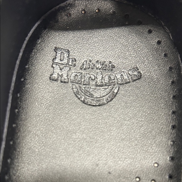 Dr. Martens Vegan 1461 Oxford Shoes Black Rich Purple Patent 8 - Picture 2 of 14